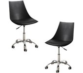 Pack 2 sillas blok office - negro