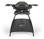 Weber q 1400 stand - barbacoas eléctricas - gris oscuro
