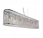Searchlight elise 8 light ceiling pendel bar chrome med kristaller, g9