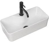 Lavabo sobre encimera rea mery white 50,5x25x14cm