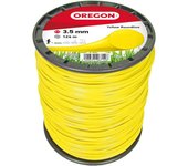 Hilo para desbrozadora redondo nylon amarillo ø 3.5mm/124m oregon 69-377-y