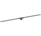 Geberit cleanline80 canales de ducha, longitud 30-90cm (se puede cortar a medida), 154.440.qc.1, color: cromo negro/ cepillado, revestido