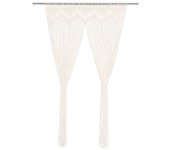 Vidaxl cortina de macramé algodón 140x240 cm