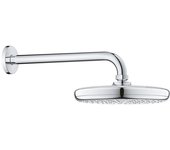 Grohe tempesta 210 conjunto de cabezal y brazo de ducha 286 mm, 1 chorro (26412000)
