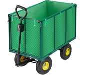 Tectake carrito de transporte con laterales plegables