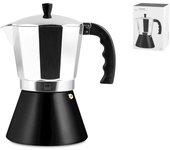 Cafetera dinámica de aluminio con base de inducción de 12 compartimentos h&h