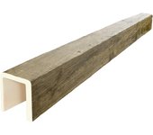 Viga imitación madera 21cm de ancho x 23cm de alto x 3m de largo color miel decorativa de poliuretano vu0013-m