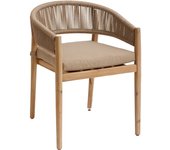 Hespéride - conjunto de 2 sillones de jardín tevio miel