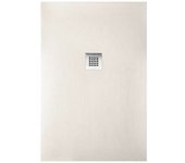 Plato de ducha strato - plato de ducha - beige - 170x80cm