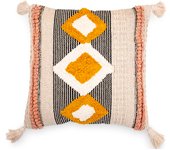 Cojín cuadrado estilo boho bali en algodón funda + relleno - lucy