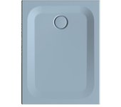 Plato de ducha rectangular betteultra 1000x750x25mm, 1650-418, color: azul satinado mate
