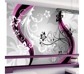Papel pintado - mosaico floral [400x280]