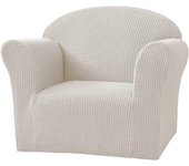 (marfil) funda de sillón infantil funda de sofá infantil en jacquard elástico funda de sillón lavable adecuada para habitación infantil