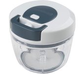 Fackelmann tritatutto multifunzione, linea easy prepare, ideale per tritare cipolle, noci, erbe aromatiche, e altro ø14,5x13cm, colore:blu scuro e bi