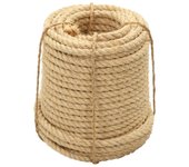 Vidaxl cuerda 100% sisal 14 mm 100 m