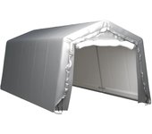 Tienda de campaña 300x600 cm gris acero vidaxl