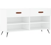 Banco para zapatos botas cómoda estante mueble de entrada almacenamiento 102 x 35 x 55 cm madera contrach 02_0022882