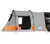 Tienda de campaña de coche 2 personas impermeable gris-naranja v7467 unico / gris