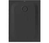 Plato de ducha rectangular betteultra 1000x750x25mm, 1650-402, color: pizarra mate