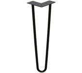 4 patas de horquilla de 30 cm con 2 estribos para mesa, patas de horquilla para bricolaje, patas en forma de u reemplazables