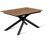Pulse - mesa extensible (140/190 x 90 cm) en melamina negra
