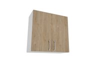 Mueble alto karo haaus, 2 puertas, madera natural/blanco, 60 x 30 x 60 cm
