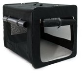 Jaula de transporte plegable 76 cm caja para perros y gatos caja para coche 16_0002222
