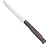 Cuchillo de mesa de sierra con mango gris tórtola