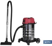 Cofan aspirador siroco inox 30 l.