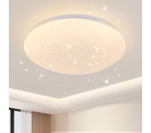 Zmh lámpara de techo led de 12 w con diseño de cielo estrellado para dormitorio - 25 cm