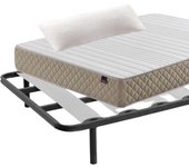 Pack ahorro hipnos descanso completo 105x190 cm (colchón + somier balda ancha + patas + almohada)
