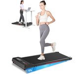 Cinta de correr rattantree para hogar, 2.5 hp, velocidad 1-8 km/h, capacidad 145 kg, con inclinación ajustable, control remoto y pantalla led.