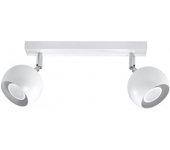 Sollux sl.0438 lámpara de techo oculare 2 blanco
