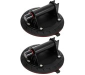 2 ventosas de vacío para vidrio, soporte para ventosas, elevador de azulejos y vidrio, máx. 120 kg