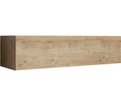Mueble tv | mueble de televisión | colgante | mueble de salón | 1 puerta 2 compartimentos | roble acabado en mate | 120x30x40cm | modelo aitana m1
