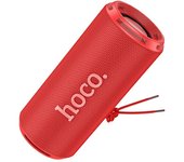 Hoco hc27 altavoz portátil con sonido, bluetooth, fm, tarjeta tf, memoria usb, aux 2 x 8 w, color rojo