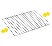 Rejilla horno cromada extensib