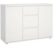Aparador zumpano, aparador de salón, aparador de salón, despensa de cocina, 119x40 h84 cm, blanco