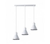 Sollux lighting taleja lámpara de techo colgante bar, blanca, 3x es111