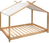 Atmosphera - cama de tienda infantil «ilan» - madera 90 x 190 cm