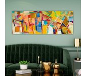 Pintura decorativa lienzo yty129236510_3080 multicolor 30x80 cm