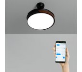 Wind clear - ventilador de techo 40w silencioso ø108cm aspas retráctiles con luz con wifi