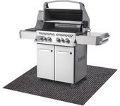 Estera protectora para parrilla gin 1206 para terraza, exterior - marrón claro 100x150 cm