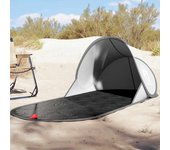 Tienda de playa pop-up impermeable gris v2592 unico / gris