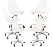 Pack 6 sillas mima office - blanco