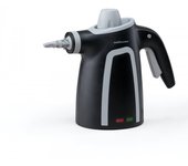 Limpiadora a vapor mellerware fush! - vaporeta de limpieza hogar 1050w | tanque 380ml | 9 accesorios black