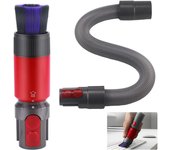 Kit de 2 cepillos antirayaduras para aspiradora dyson - accesorios para dyson v8/v10/v11/v15 con manguera extensible