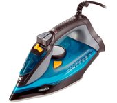 Plancha ropa suela cerámica, vapor vertical, golpe vapor, antical, autolimpieza, antigoteo, mesko, azul, ms5041 3000