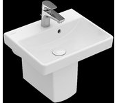 Lavabo villeroy & boch avento lavabo de manos, 450x370mm, 1 agujero para grifo, con rebosadero, 73584501, color: blanco