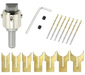 Brocas para taladradoras de madera - 16 piezas de 14 a 25 mm, hoja de carburo para madera, juego de fresas, dureza, fresadora de madera, brocas
